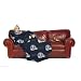 Carolina Panthers Adult Comfy Throw Blanket with Sleeves