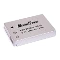 Maximal Power DB CAN NB-5L Replacement Battery for Canon Digital Cameras/Camcorders (Gray)
