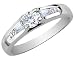 Diamond Engagement Ring 1/3 ctw in 14K White Gold