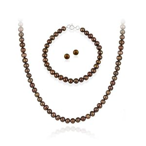 Sterling Silver Freshwater Cultured 5 5 6mm