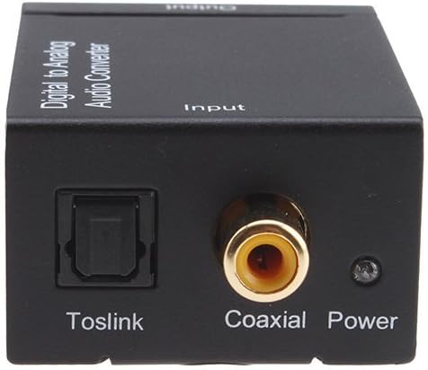 KevinDeal(TM) Digital Optical Coax to Analog RCA Audio Converter Adapter