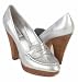 Steve Madden Women's Oldiee Pump,Silver,8.5 M US