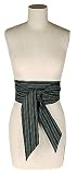 L. Erickson USA Obi Sash Belt - Pinstripe Italia