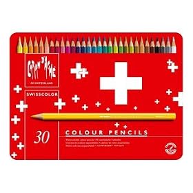 Click here to buy Color Pencils Metal Box 30 by Caran D'ache of Switzerland.