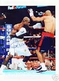GLEN JOHNSON AUTOGRAPHED BOXING 16X20 PHOTO DRILLS ROY JONES JR (BOXING)