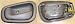 1998-2002 Toyota Corolla Left Side Front Only gray Inside Door Handle LH,F=R replaces...