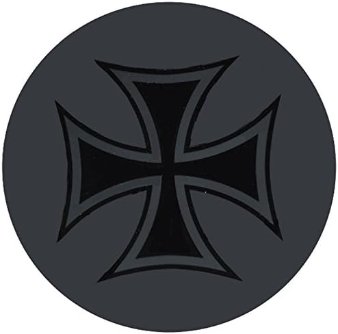 DC Skins Snuff Covers - Waterproof Protective Skins for Dip and Chew Cans - Iron Cross