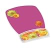 3M Mouse Pad with Gel Wrist Rest, Daisy Design (MW308DS)