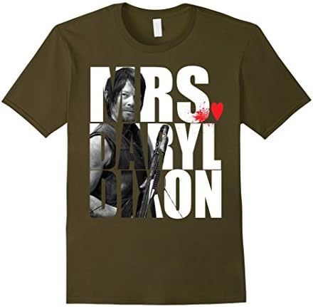 Men's Mrs Daryl Dixon Tshirt 2XL Olive