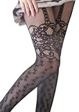 French Venice False Lace Garter Suspender Crochet Fishnet Pantyhose Hosiery Tights