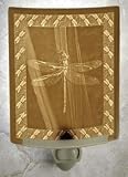 Dragonfly Porcelain Lithophane Night Light