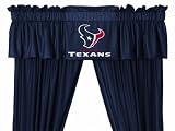 Houston Texans NFL "Locker Room Collection" Window Valance by Sports Coverage (88" x 14")