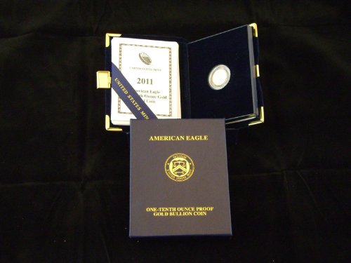 2011 1/10 Ounce Gold Eagle with Mint Box PROOF-image