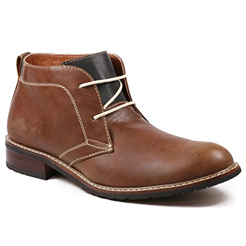 Ferro Aldo MFA-506008 Brown Men's Round Toe Ankle Boots Shoes