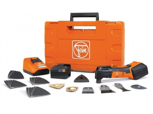  Fein AFMM 14 - 2 Batteries Powered Oscillator Tool Set 