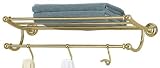 Towel Rack 8.25hx24.5w Brss-pltd Steel