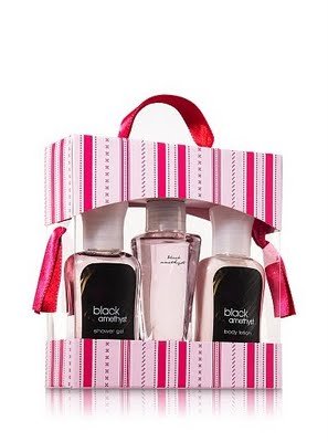 Bath and Body Works Signature Collection Black Amethyst Body Lotion, Body Mist & Shower Gel Gift Set