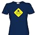 TISCHTENNIS SPIELER CROSSING #2 Girlie-Shirt Navy M