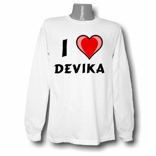 I+Love+Devika+Long+Sleeve+T-shirt+Large+White