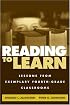 Reading to Learn: Lessons from Exemplary Fourth-Grade Classrooms