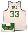 Larry Legend Bird Boston Celtics Signed Style Celtics Jersey - White - Autographed
