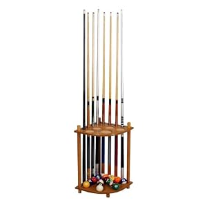Mike Massey Billiards Corner Cue Rack by 