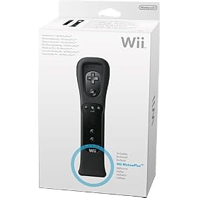 Black Wii Remote with Black Wii MotionPlus Bundle