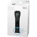 Nintendo Wii - Remote black + Motion Plus, schwarz