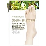 NATURE REPUBLIC Foot & Nature Shea Butter Moisture Foot Mask (5EA)/ Made in Korea