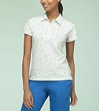 LizGolf Petite Performance Trio Dotted Pique Polo