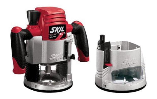 Factory-Reconditioned Skil 1825-RT 2-1/4 Horsepower 2 in 1 Router Combo Kit with Site Light