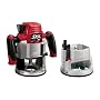 Factory-Reconditioned Skil 1825-RT 2-1/4-Horsepower 2-Inch 1 Router Combo Kit with Site Light