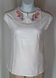 Embroidered Maternity Blouse