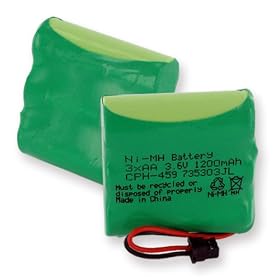 Southwestern Bell S60528 Cordless Phone Battery 3.6 Volt, Ni-MH 1200mAh - Replacement For PANASONIC HHR-P401 by 