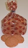 Gourmet Food : Scott's Cakes 1 lb. Raspberry Shortbread Cookies in a Pumpkin Bag