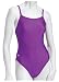 Speedo Women's Lycra Solid Flyback Bathing Suit
