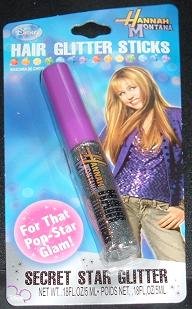 Childrens Toyshop  Toys : Hannah Montana Hair Glitter Stick - Secret Star Glitter