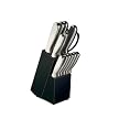 Ginsu 14-Pc. Stainless Steel Cutlery/Utensil Set with Storage Block