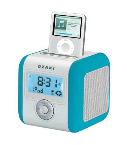 Childrens Toyshop  Electronics : Ozaki iMini iPod FM Radio Alarm Clock - Blue