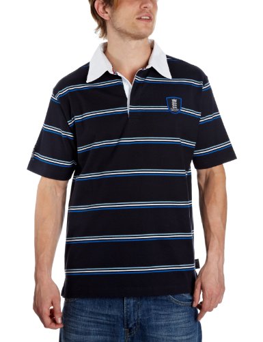 England Cricket Men's Rugby Polo Shirt - Navy/Storm, Medium England Cricket Men's Rugby Polo Shirt - Navy/Storm, Medium