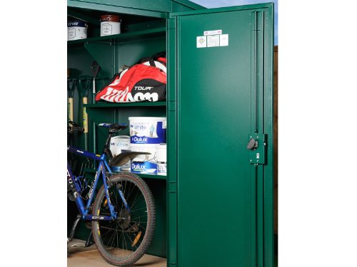 Large Metal Cycle Shed: The Gladiator Bicycle Store (Flat packed)