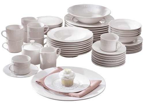 Sakura Icing 53-Piece Dinnerware Set , Service for Eight