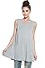 Alexander + David Womens Loose Trapeze Dress - Sleeveless Crewneck Tunic