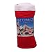 Beach Lounge Chair Cover Includes Terry Inflatable Pillow - Red and White Stripe