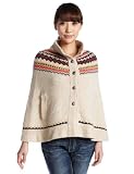 (コーエン)COEN ノルディック柄ジャガードポンチョ 76306391031