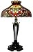 Tiffany Style Stained Glass Lamp Jewelled HIGHEST QUALITY ON THE WEB! Image