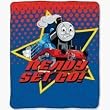 Thomas the Train-Ready Set Go Royal Plusch Raschel 50x60 Throw Blanket