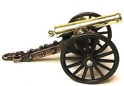 Miniature Napoleon Civil War Cannon w/ Brass Barrel by AME026