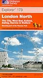London North: The City, West End, Enfield and Ealing (Explorer Maps)