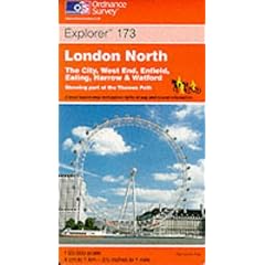 London North: The City, West End, Enfield and Ealing (Explorer Maps)